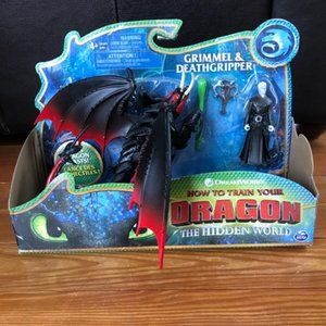 How To Train Your Dragon Hidden World Grimmel & Deathgripper Toy Set